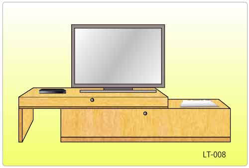 左右伸縮自在のテレビ台