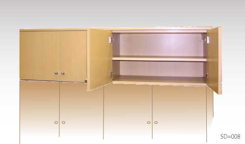 天井いっぱいに収納できる、オーダー食器棚、上置き棚SD-008