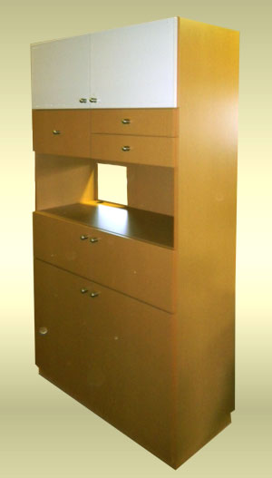  引出し付き整理棚は、ドアだけ白くおしゃれに設計・TN-022-30.jpg
