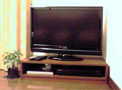 シンプルテレビ台-TV-014設置例