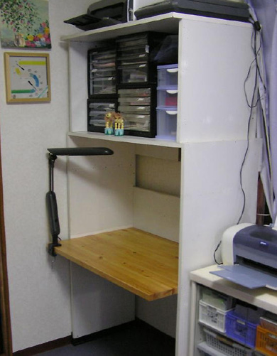 好きなサイズのオーダー家具、パソコンデスク